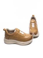 Pantofi Sport Dama din piele naturala 87832-1 YELLOW | FRANCO GERARDO