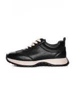 Pantofi Sport Dama din piele naturala 3708-1 BLACK | ADVANCER