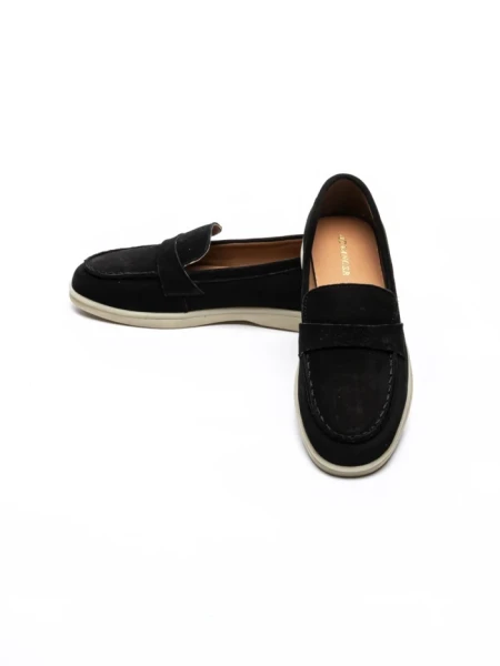 Pantofi Casual Dama din piele naturala 26A39 BLACK | ADVANCER