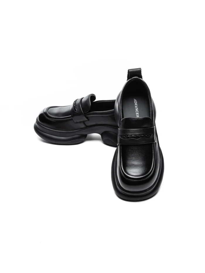 Pantofi Casual Dama din piele naturala 10821 BLACK | ADVANCER