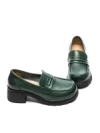 Pantofi Casual Dama din piele naturala 25N88 GREEN | ADVANCER