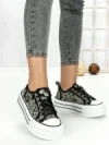 Tenisi Dama 887-4A BLACK | RED JIN