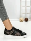 Sneakers Dama 815-4A BLACK | RED JIN