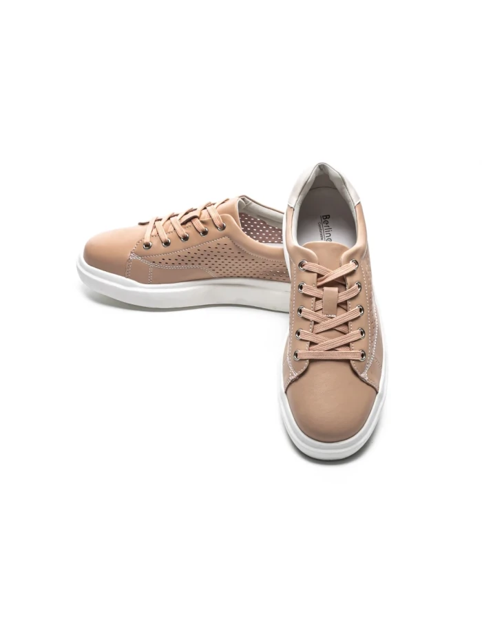 Pantofi Casual Dama din piele naturala KD87981 PINK | BERLINER