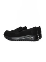 Pantofi Casual Dama din piele naturala 53671 BLACK | ADVANCER