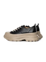 Pantofi Casual Dama din piele naturala 6805 BLACK | ADVANCER