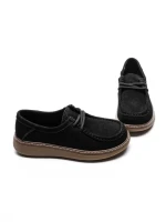 Pantofi Casual Dama din piele naturala 898 BLACK | ADVANCER