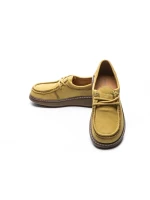 Pantofi Casual Dama din piele naturala 898 YELLOW | ADVANCER
