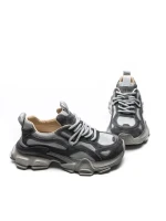Pantofi Sport Dama din piele naturala Y5757 DARK GREY | ADVANCER