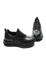 Pantofi Sport Dama din piele naturala 87838 BLACK | ADVANCER