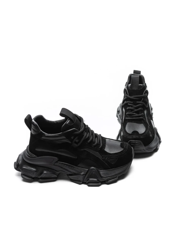 Ghete Dama din piele naturala 2015 BLACK | ADVANCER