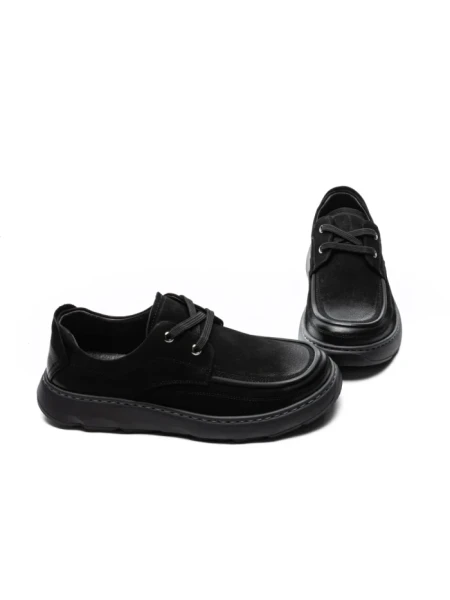 Mocasini Barbati din piele naturala 5297 BLACK | ADVANCER