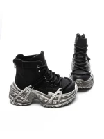 Ghete Dama din piele naturala 10806 BLACK | ADVANCER