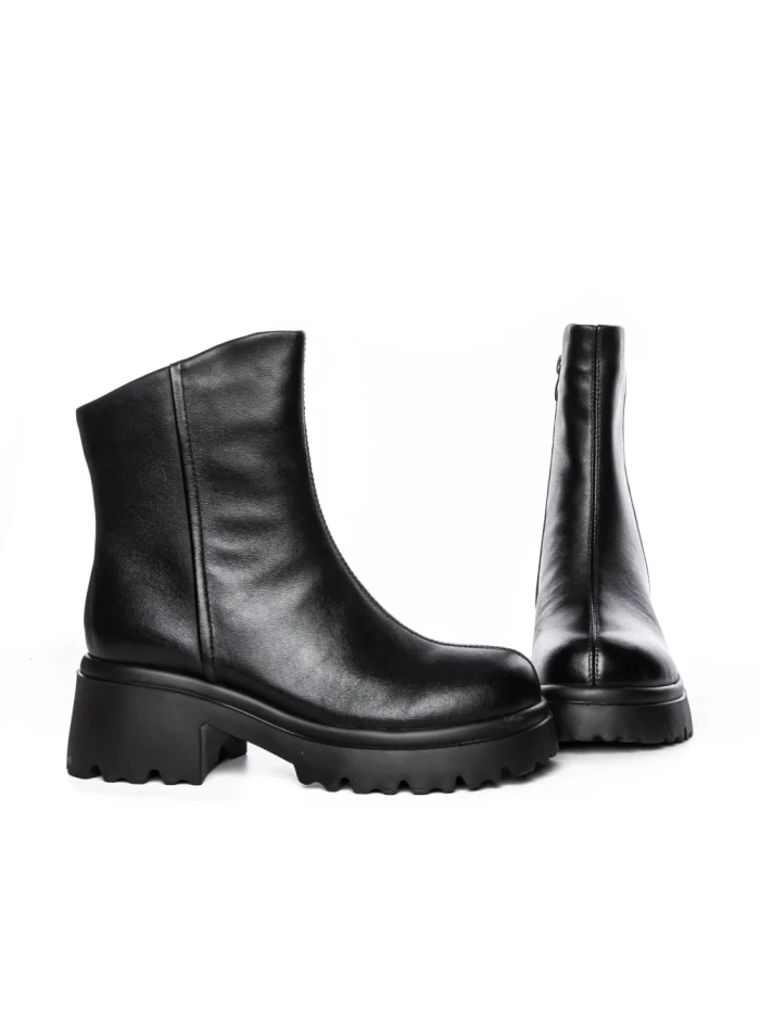 Ghete Dama din piele naturala 83125 BLACK | ADVANCER