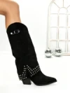 Cizme Dama cu Toc 6AH22 BLACK | MEI