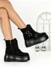 Ghete Dama cu Platforma 56WL13 BLACK | MEI