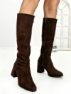 Cizme Dama cu Toc 6GS2 DARK BROWN | MEI