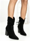 Botine cu Toc Gros 6KV13 BLACK | MEI