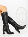 Cizme Dama cu Toc 78-2 BLACK | VIVIRICH