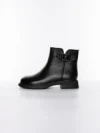 Ghete Dama din piele naturala 8791 BLACK | ADVANCER