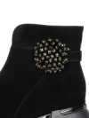 Ghete Dama din piele naturala K192-259R BLACK | ADVANCER