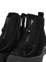 Ghete Dama din piele naturala 259 BLACK | ADVANCER