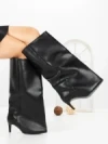 Cizme Dama cu Toc C-394 BLACK | STEPHAN