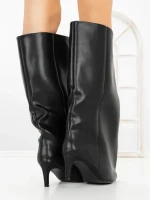 Cizme Dama cu Toc C-394 BLACK | STEPHAN