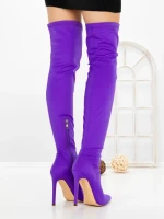 Cizme Dama cu Toc C-289 PURPLE | STEPHAN
