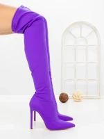 Cizme Dama cu Toc C-289 PURPLE | STEPHAN