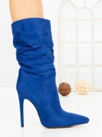 Botine cu Toc Subtire C-252 BLUE | STEPHAN