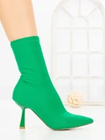 Botine cu Toc Subtire H-1 GREEN | STEPHAN