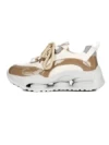 Pantofi Sport Dama din piele naturala S5361 CREAM-KHAKI | FRANCO GERARDO
