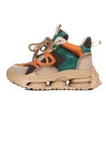 Pantofi Sport Dama din piele naturala H36839 BROWN-ORANGE | ADVANCER