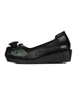 Pantofi Casual Dama din piele naturala F198 BLACK | FORMAZIONE