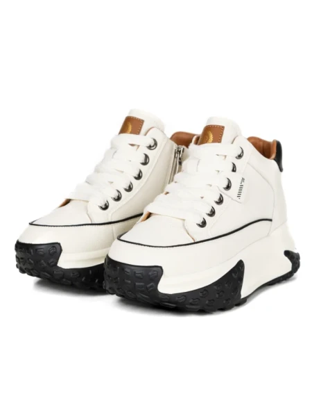 Ghete Dama cu Platforma 8821-1 WHITE | ADVANCER