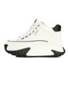 Ghete Dama cu Platforma 8821-1 WHITE | ADVANCER