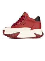 Ghete Dama cu Platforma 8821-1 RED | ADVANCER