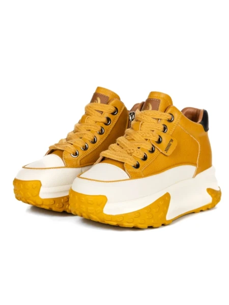 Ghete Dama cu Platforma 8821-1 YELLOW | ADVANCER