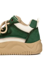 Pantofi Sport Dama din piele naturala 77038 GREEN | ADVANCER