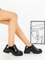 Pantofi Casual Dama 68278 BLACK PATENT | CM
