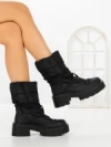Ghete Dama C-319 BLACK | STEPHAN