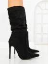 Botine cu Toc Subtire C-270 BLACK | STEPHAN