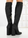 Cizme Dama cu Toc C-239 BLACK | STEPHAN