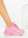 Pantofi Sport Dama cu Platforma 1W-N20 FUCHSIA | GALLEVANI