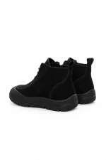 Ghete Dama din piele naturala 9517 BLACK | ADVANCER