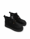 Ghete Dama din piele naturala 5782 BLACK | ADVANCER