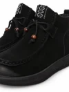 Ghete Dama din piele naturala 5782 BLACK | ADVANCER
