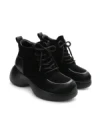 Ghete Dama din piele naturala 1575-2 BLACK | ADVANCER