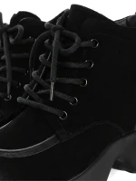 Ghete Dama din piele naturala 1575-2 BLACK | ADVANCER